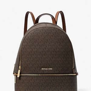 Michael Kors Rhea Brown Backpack